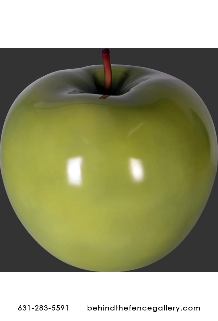 Jumbo Sized Granny Smith Green Apple Food Prop - Click Image to Close